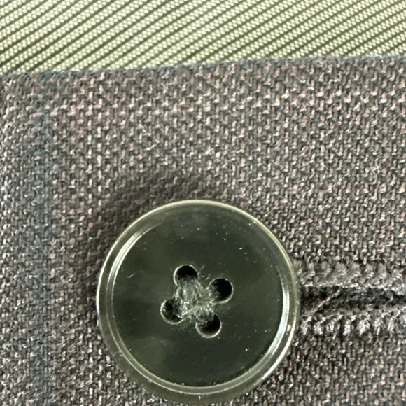 Calvin Klein Black and Wine Red Plaid Pants NWT - Picture 3 of 10